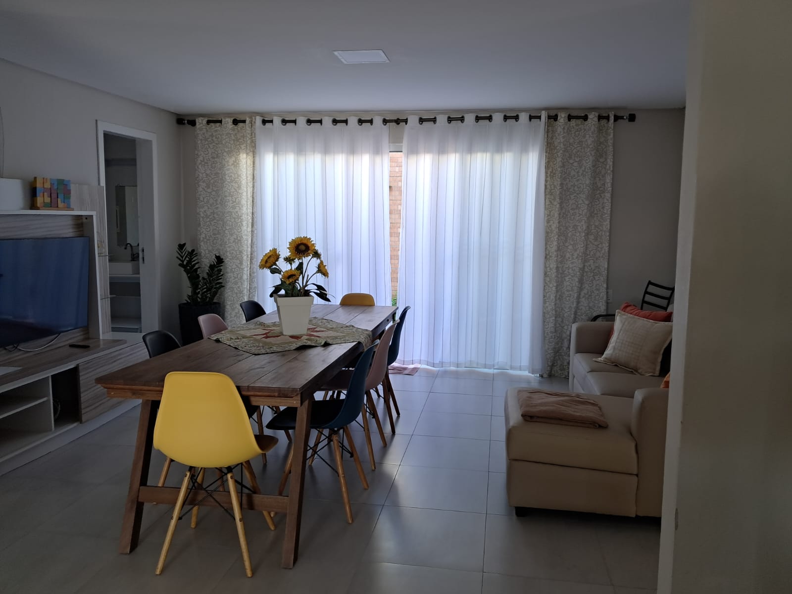 Sala de jantar integrada
